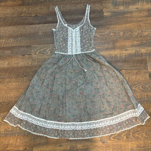 Gunne Sax Dresses & Skirts - Gunne sax prairie dress sleeveless short size 11  - 70s 1970s